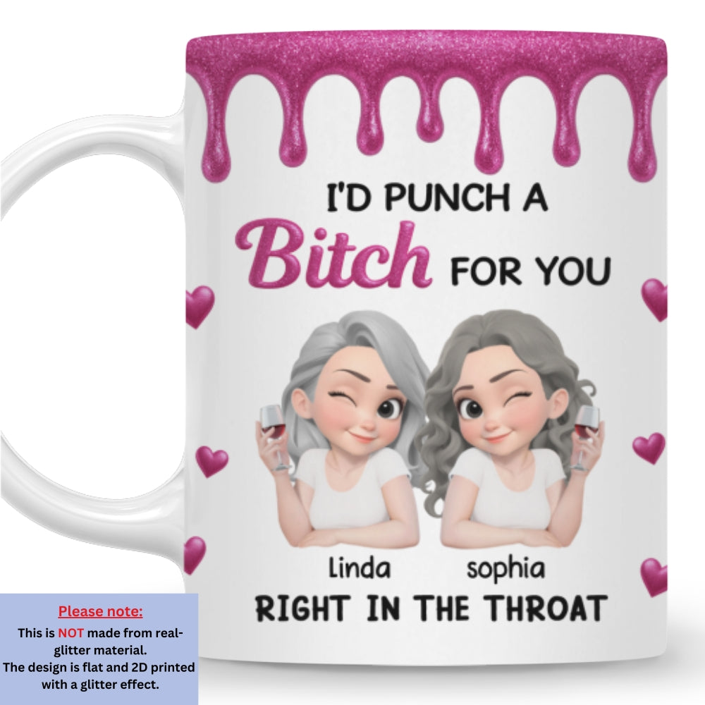 Punch For You My Girl - Personalized Custom Coffee Mug