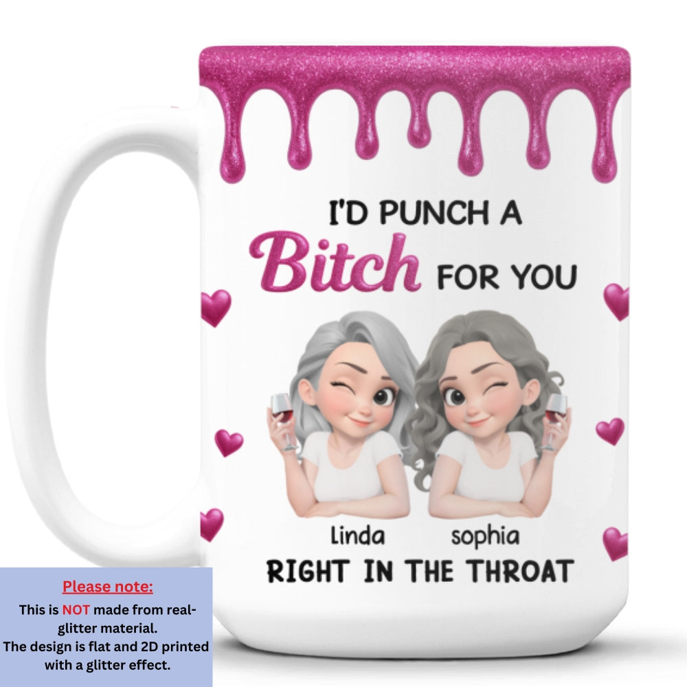 Punch For You My Girl - Personalized Custom Coffee Mug