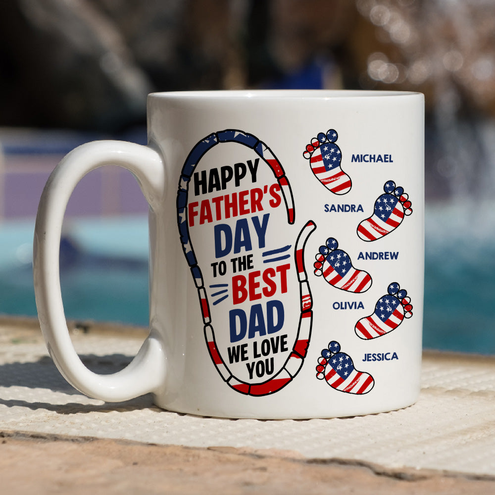 Best Dad We Love You - Personalized Custom Coffee Mug