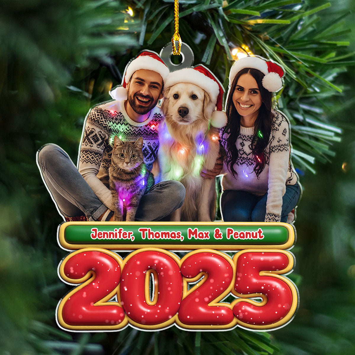 My Kids Is Here Photo - Personalized Custom Acrylic Ornament