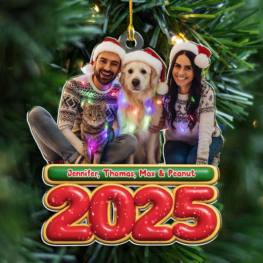 My Kids Is Here Photo - Personalized Custom Acrylic Ornament