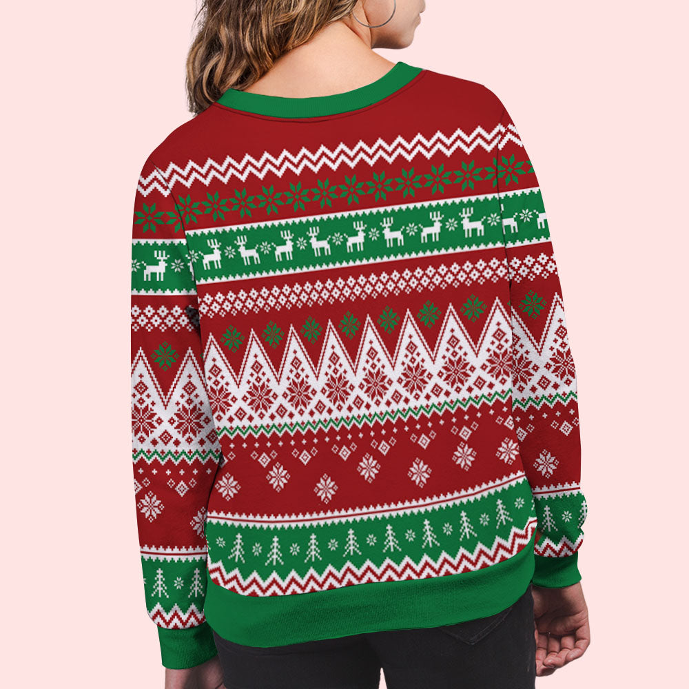 Together - Personalized Custom Couple All-Over-Print Sweatshirt