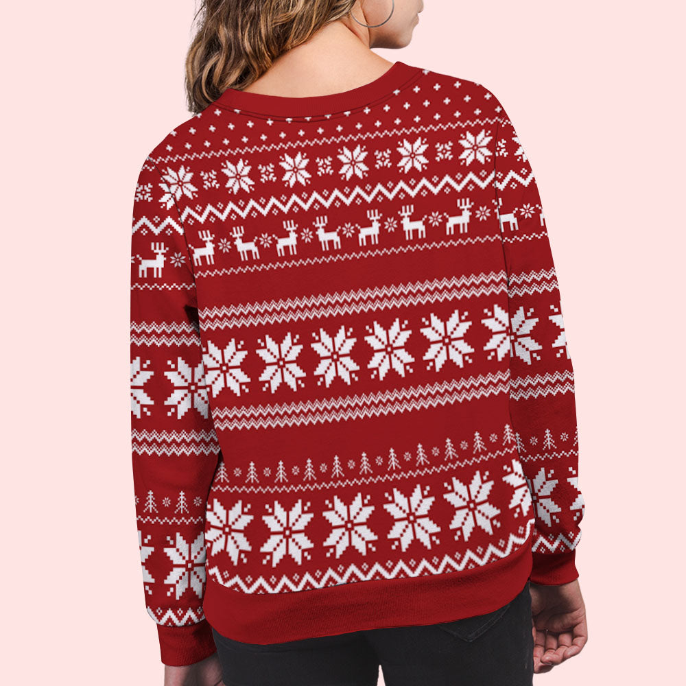 I Love - Personalized Custom All-Over-Print Sweatshirt