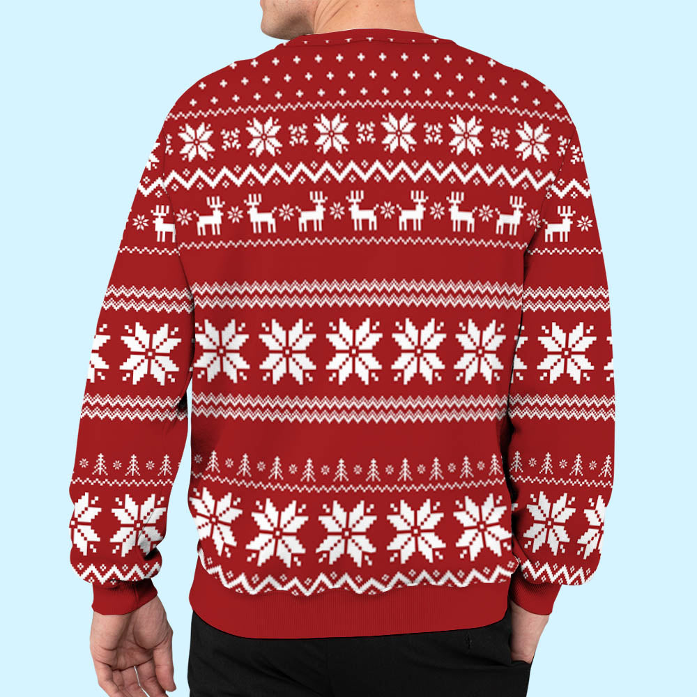 I Love You More - Personalized Custom All-Over-Print Sweatshirt