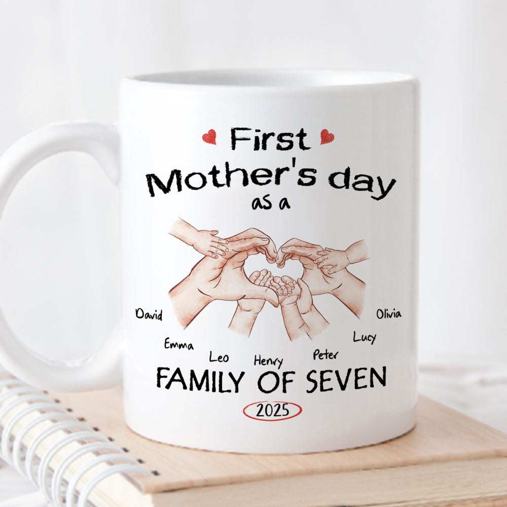 As A Family Of Three - Personalized Custom Coffee Mug
