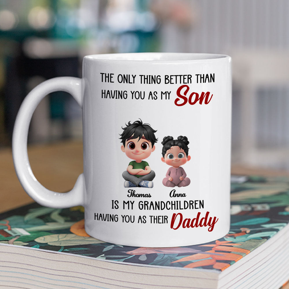 Having You As My Son 2 - Personalized Custom Coffee Mug