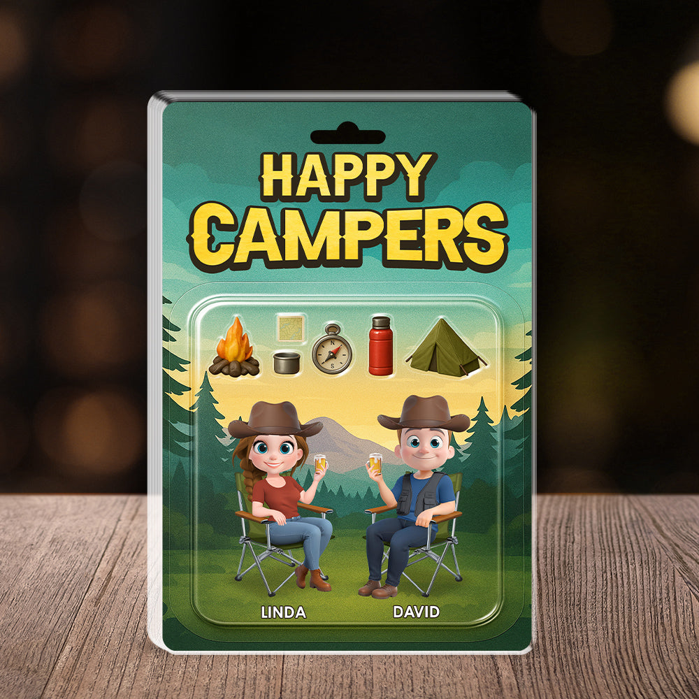 Happy Campers - Personalized Custom Acrylic Plaque