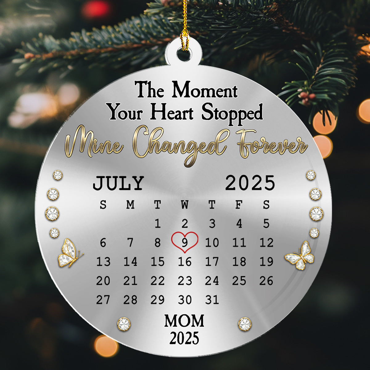 Forever My Angel - Personalized Custom Acrylic Ornament