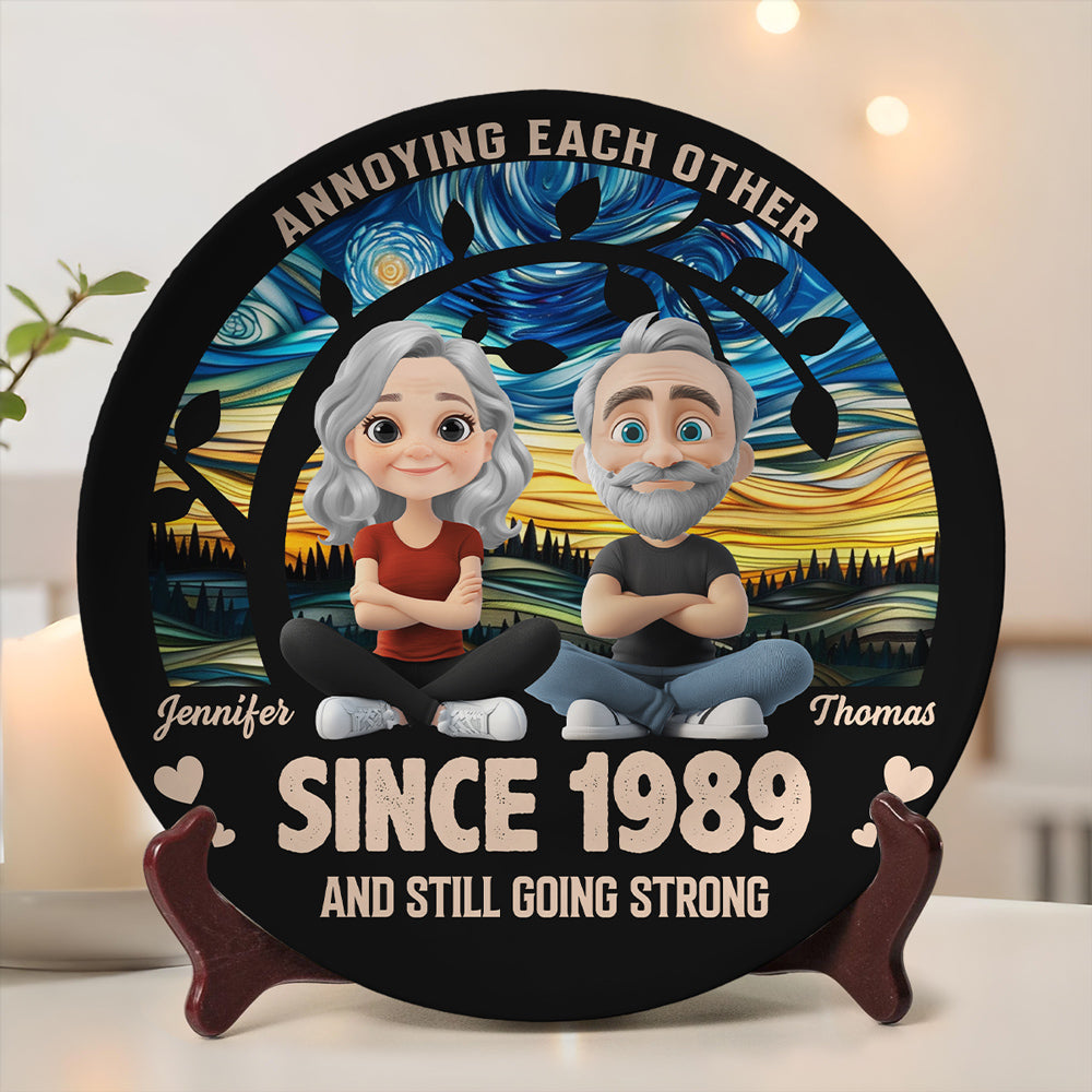 Love You Forever - Personalized Custom Ceramic Plate