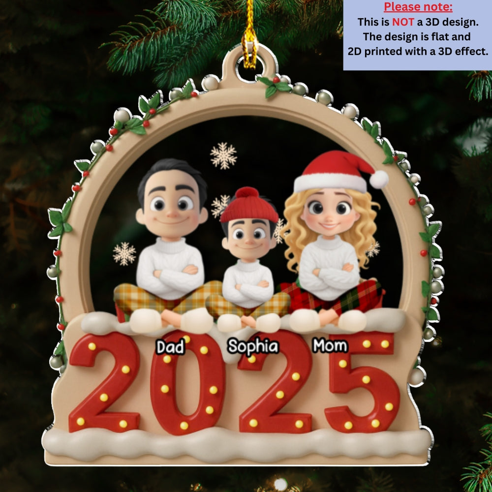 Our Christmas Together - Personalized Custom Acrylic Ornament