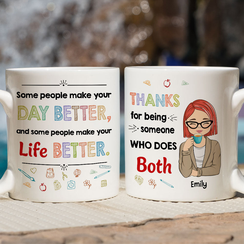 Your Lessons Shape Futures - Personalized Custom Coffee Mug