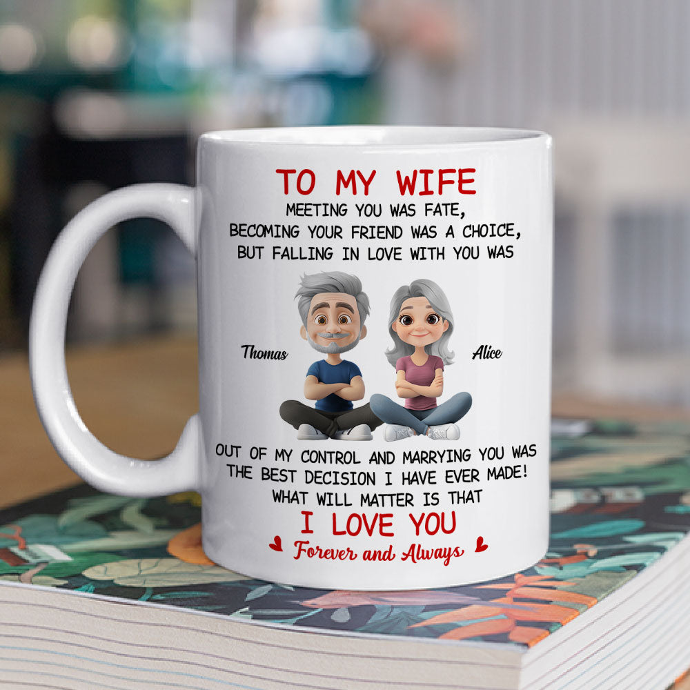 Falling In Love With You - Personalized Custom Coffee Mug