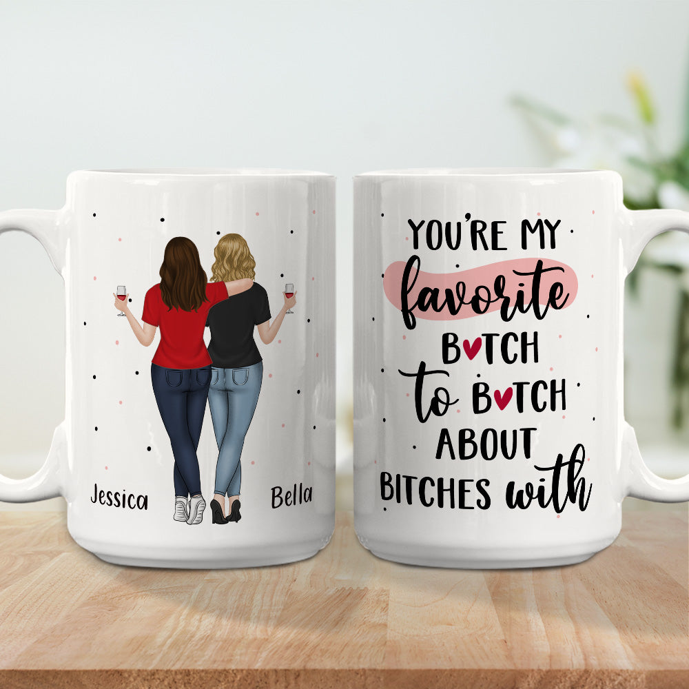 Best Besties -  Personalized Custom Coffee Mug