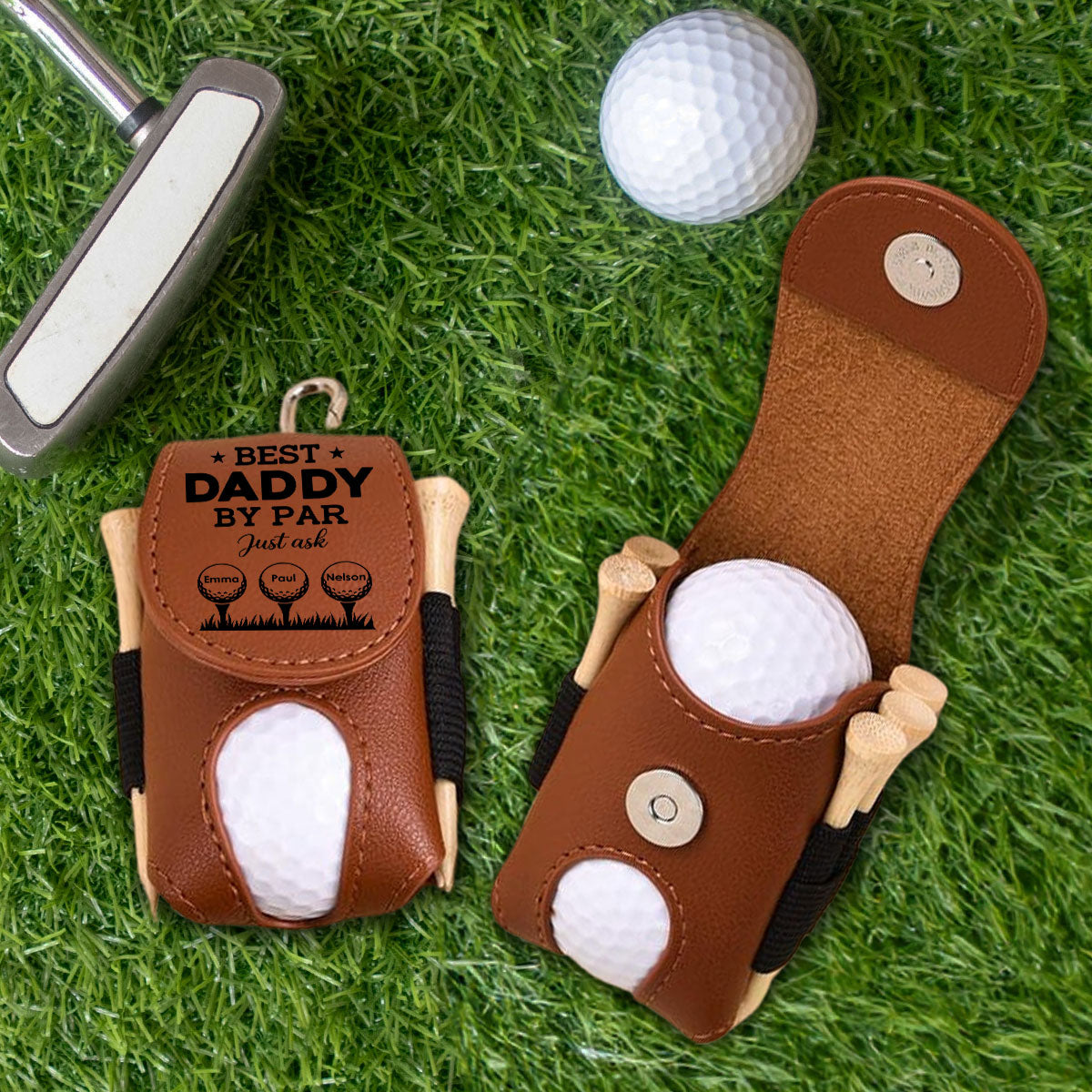 Daddy By Par - Personalized Custom Golf Ball Bag