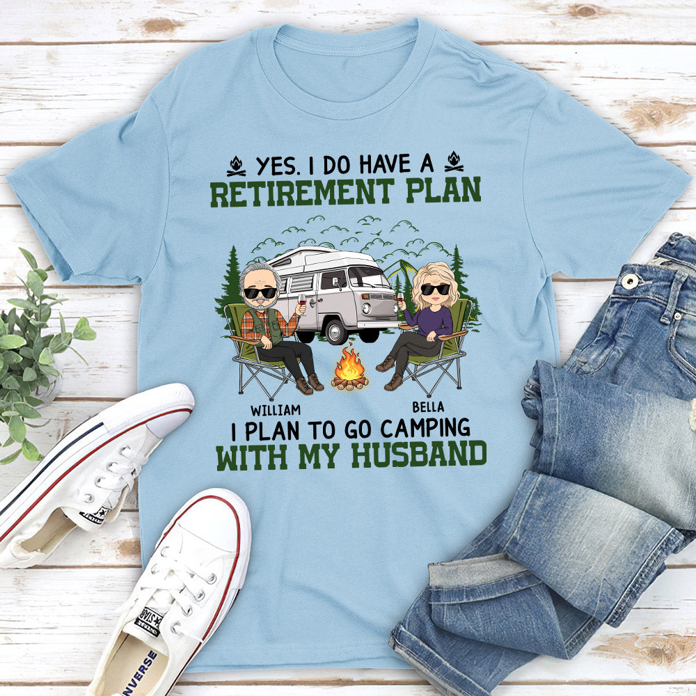 Camping With My Love - Personalized Custom Shirt