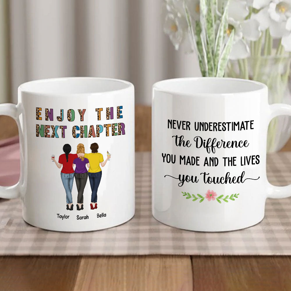 Enjoy The Next Chapter - Personalized Custom Coffee Mug