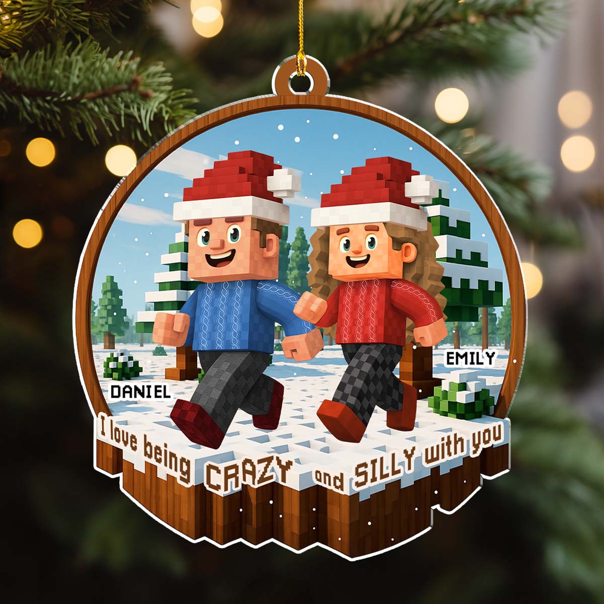 Together We Make Us - Personalized Custom Acrylic Ornament