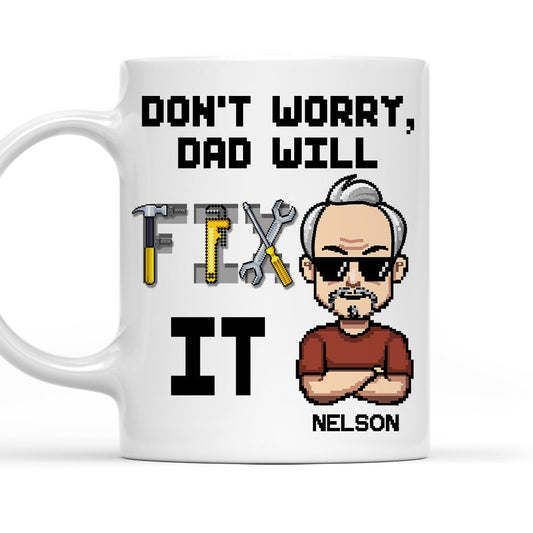 Fix It Pixel - Personalized Custom Coffee Mug