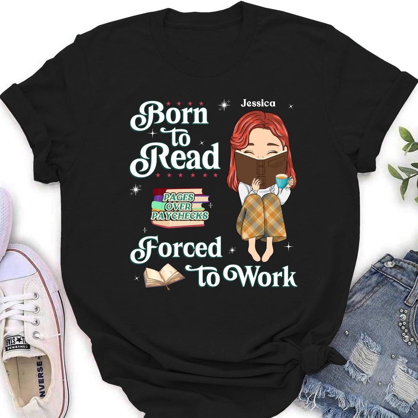 Built To Read, Forced To Grind - Personalized Custom Shirt