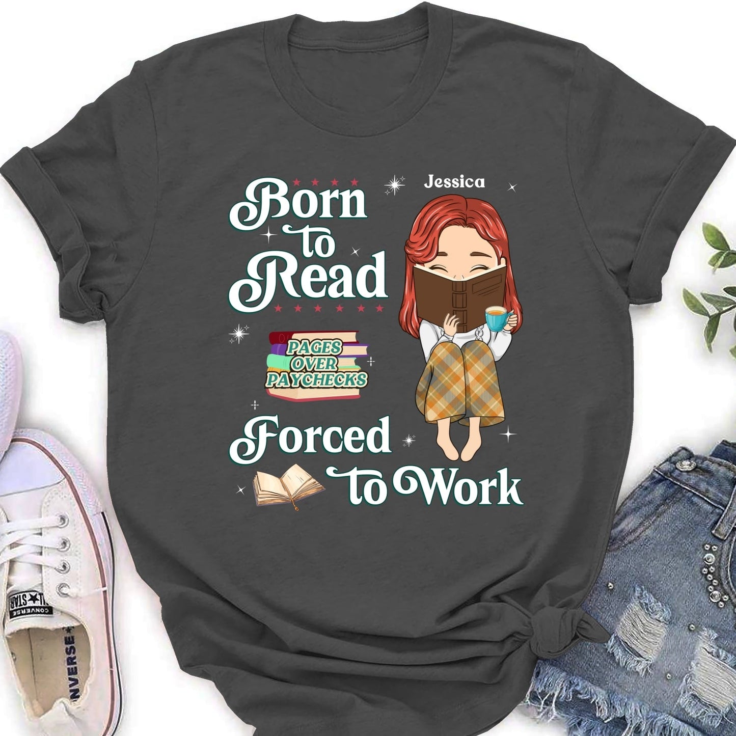 Built To Read, Forced To Grind - Personalized Custom Shirt