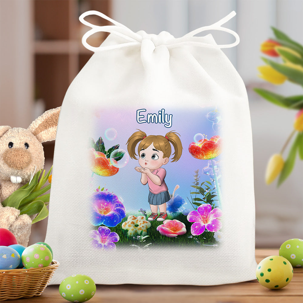 Easter Blooms Of Joy - Personalized Custom Favor Bag
