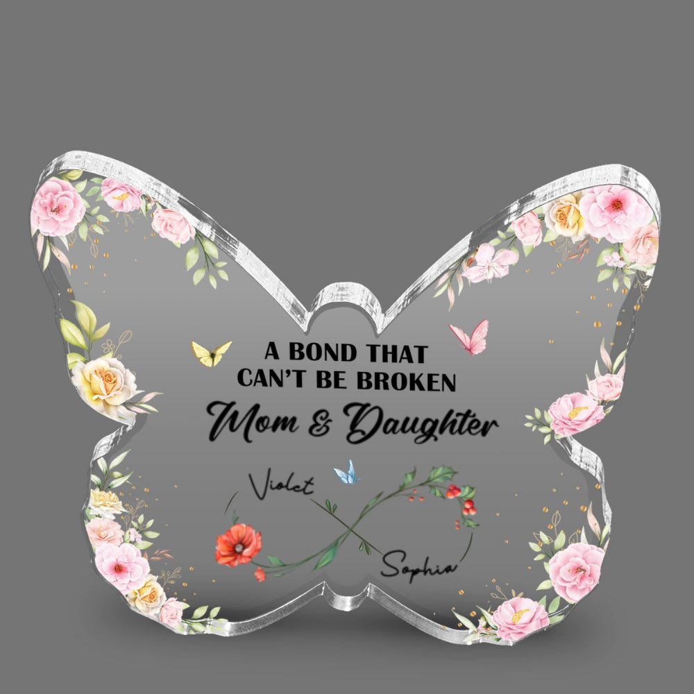 A Bond That Cant Be Broken - Personalized Custom Acrylic Plaque