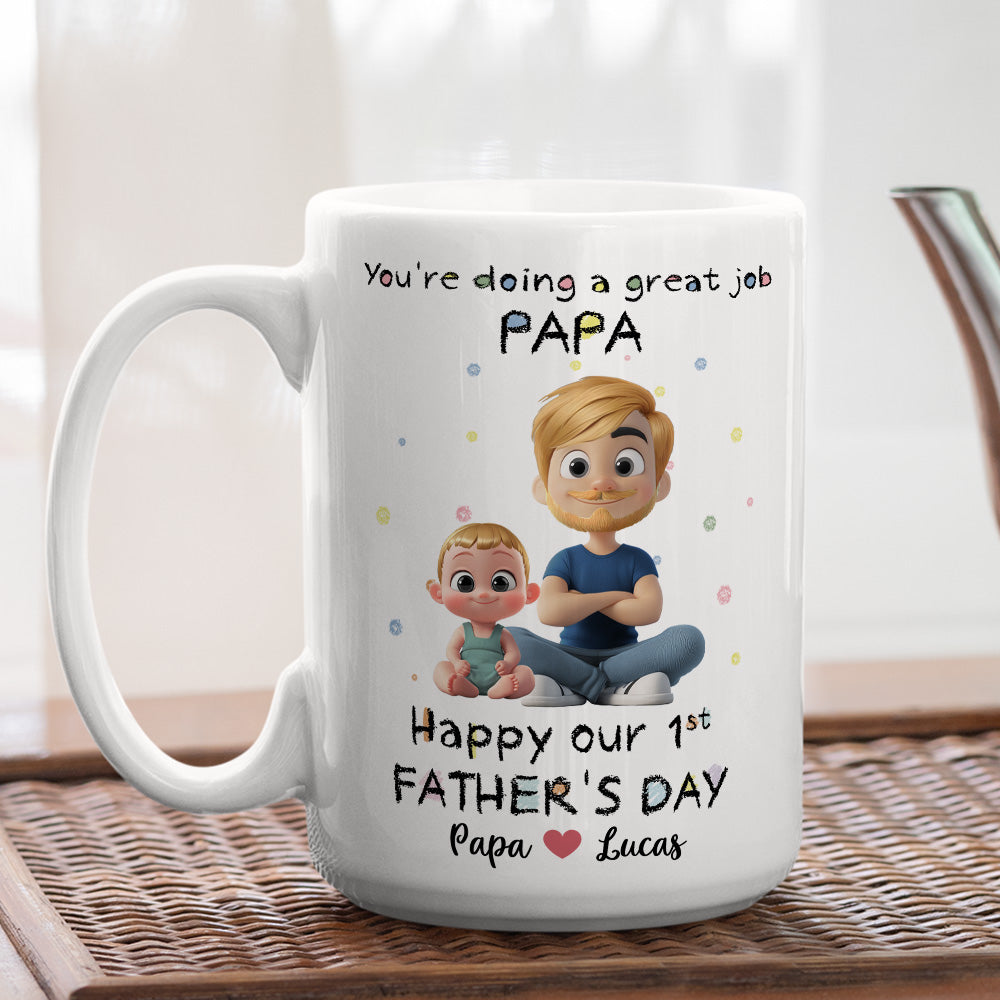 You Are Doing A Great Job - Personalized Custom Coffee Mug