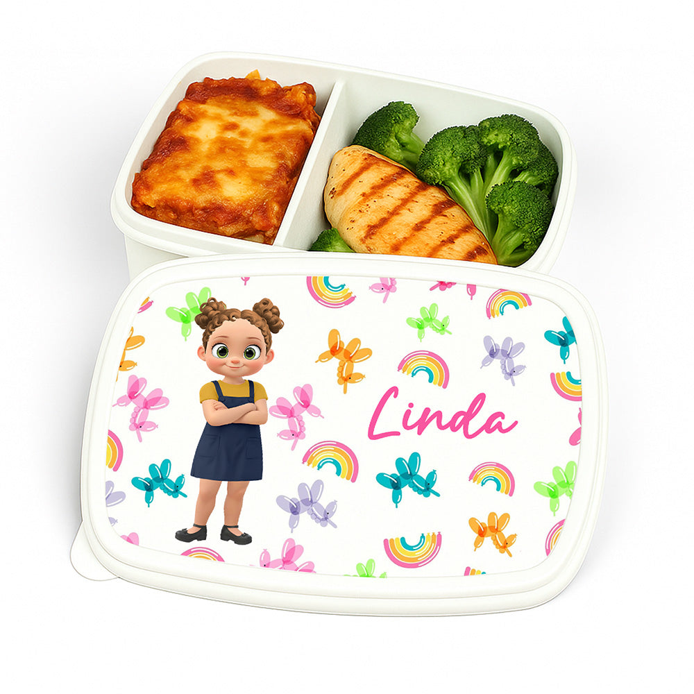 Bubble Rainbow Safe Cartoonize - Personalized Custom Lunch Box