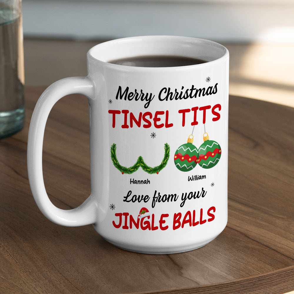 Jingle Balls - Personalized Custom Coffee Mug