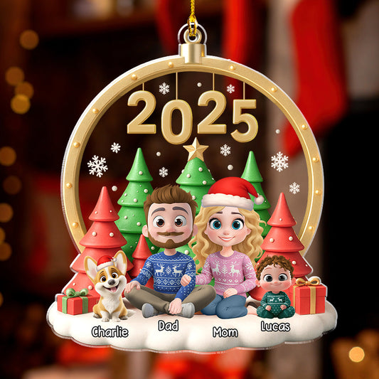 From Now Always Us - Personalized Custom Acrylic Ornament