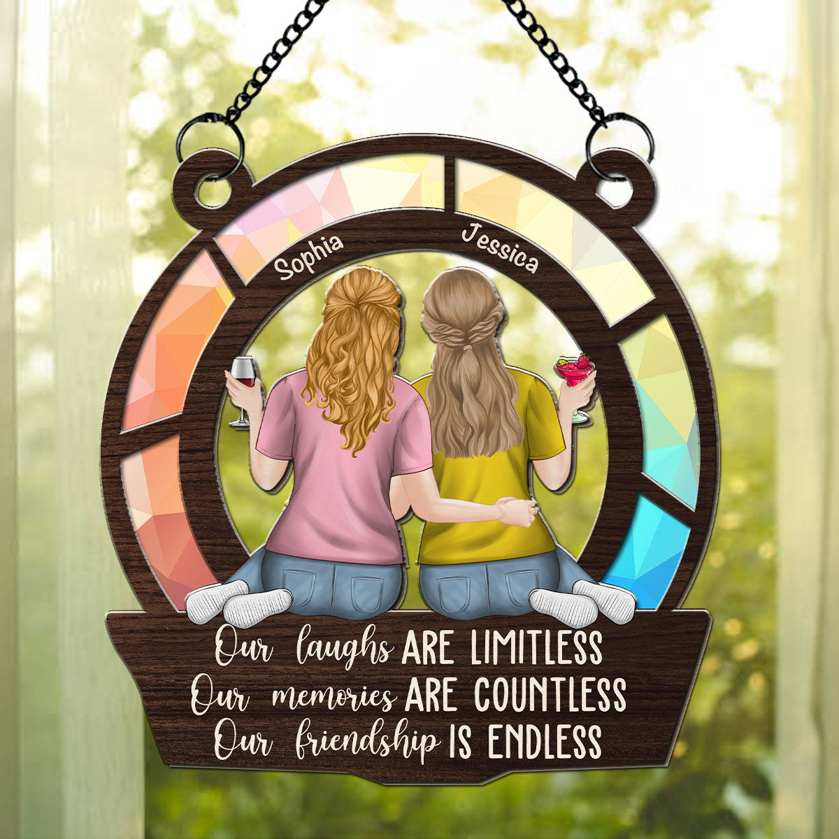 Our Memories Are Countless - Personalized Custom Suncatcher