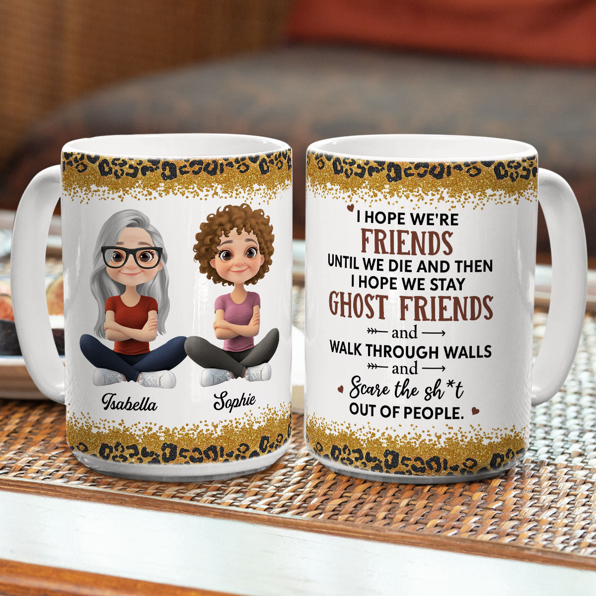 We Are Friends Until We Die Ver 2 - Personalized Custom Coffee Mug