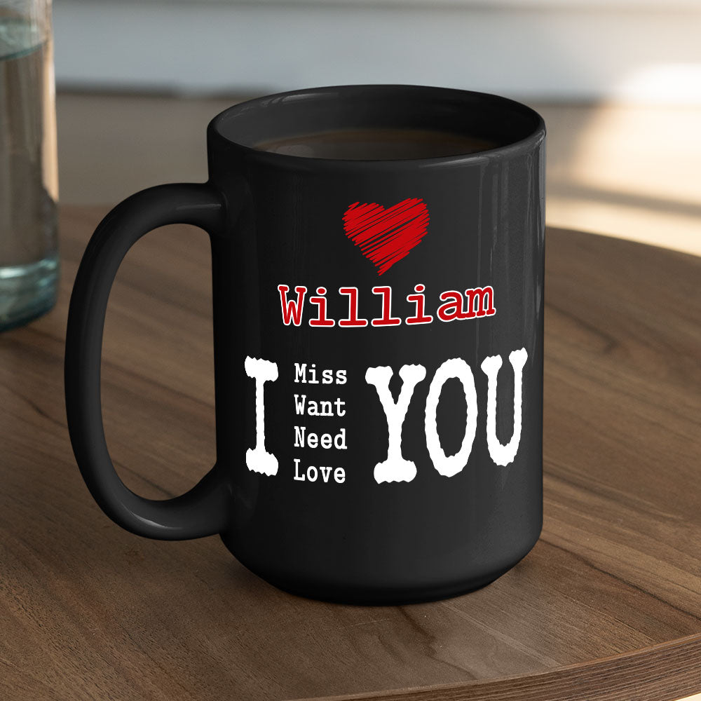 Romantic Mug - Personalized Custom Coffee Mug