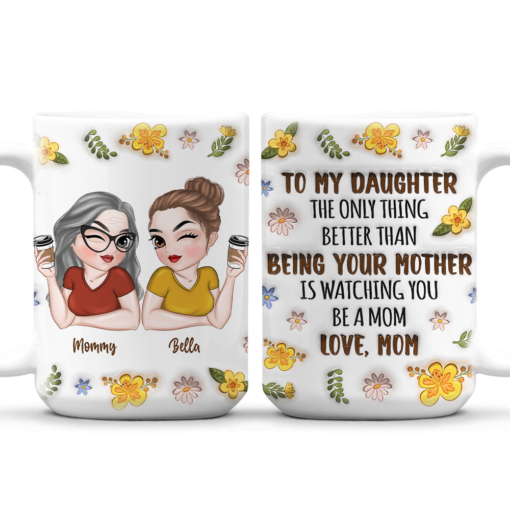 Watching You - Personalized Custom 3D Inflated Effect Mug