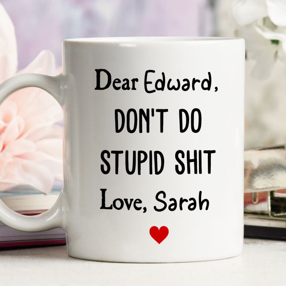 Do Not Do Bad Thing - Personalized Custom Coffee Mug