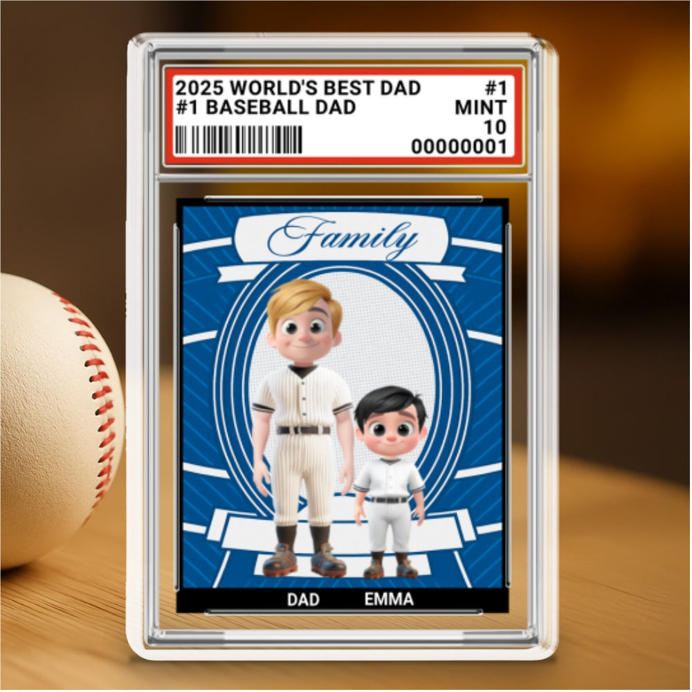 Baseball Dad - Personalized Custom Acrylic Plaque