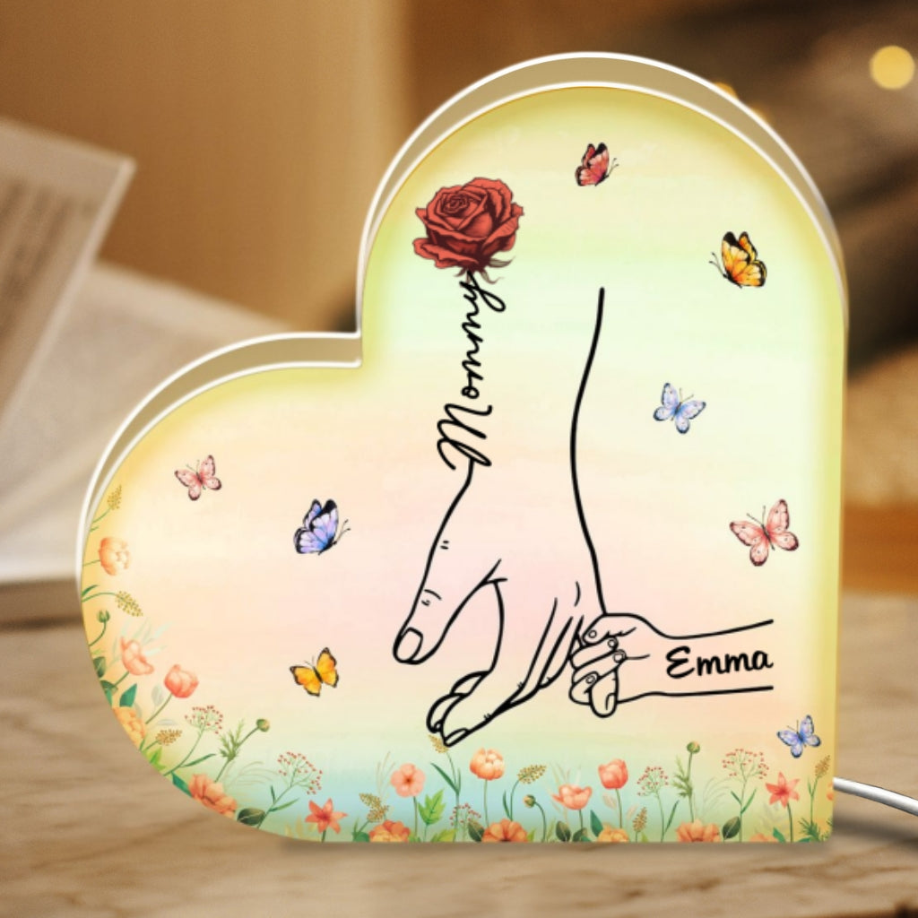 Hold My Hand - Personalized Custom Light Box