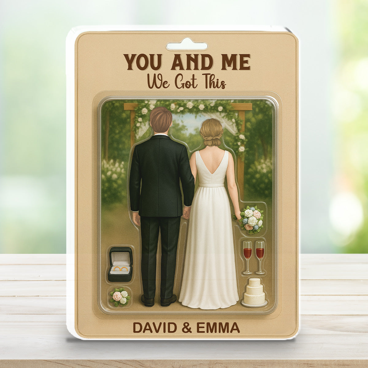 Together Forever Figure - Personalized Custom Acrylic Plaque