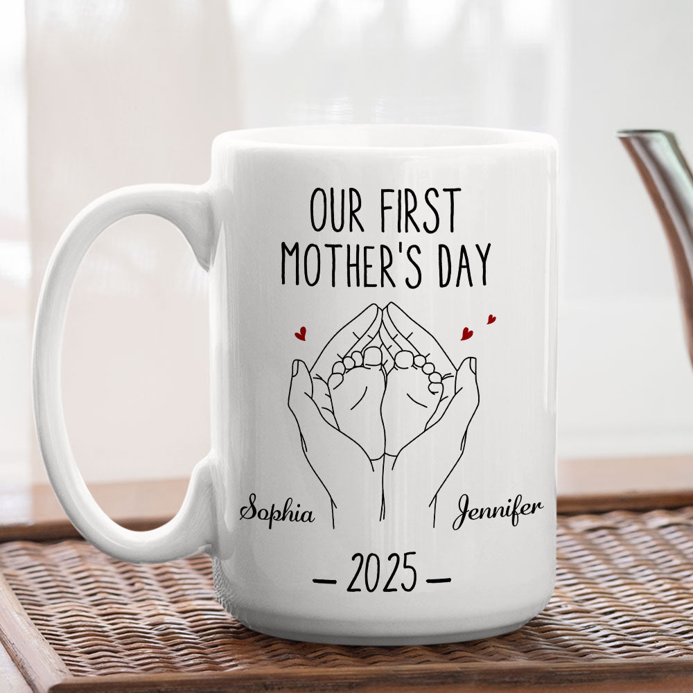 Our First Mother Day - Personalized Custom Coffee Mug