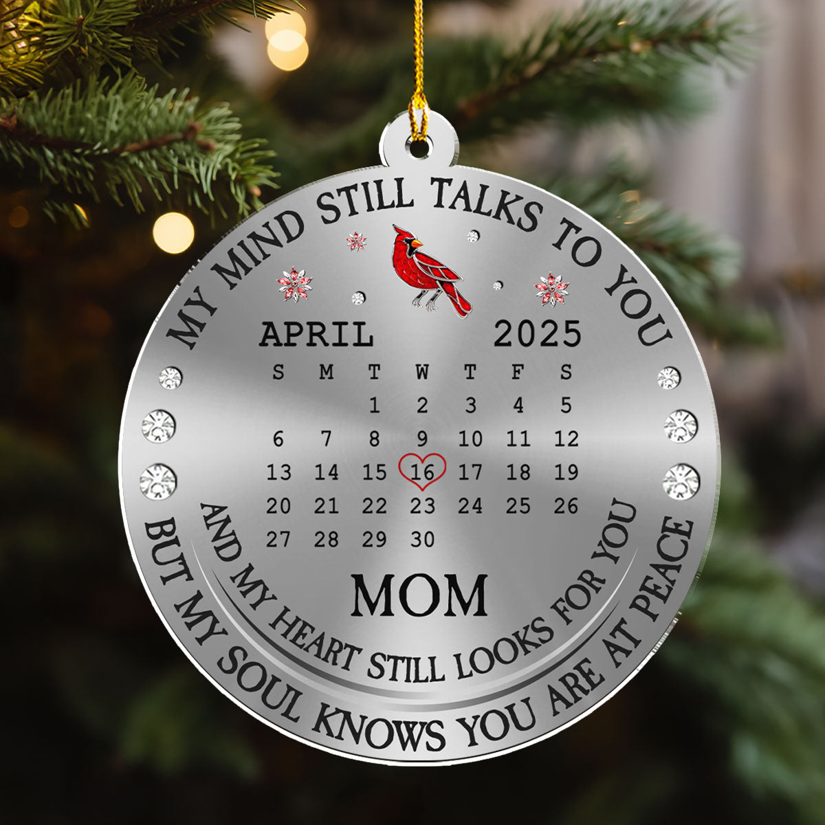 Shining From Heaven - Personalized Custom Acrylic Ornament