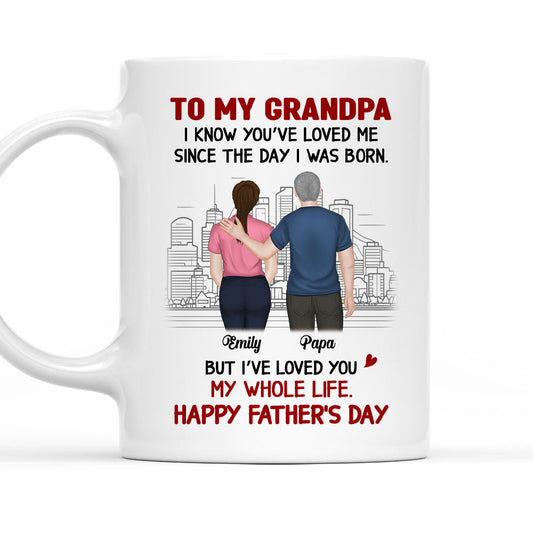 Loved By You From Day One - Personalized Custom Coffee Mug