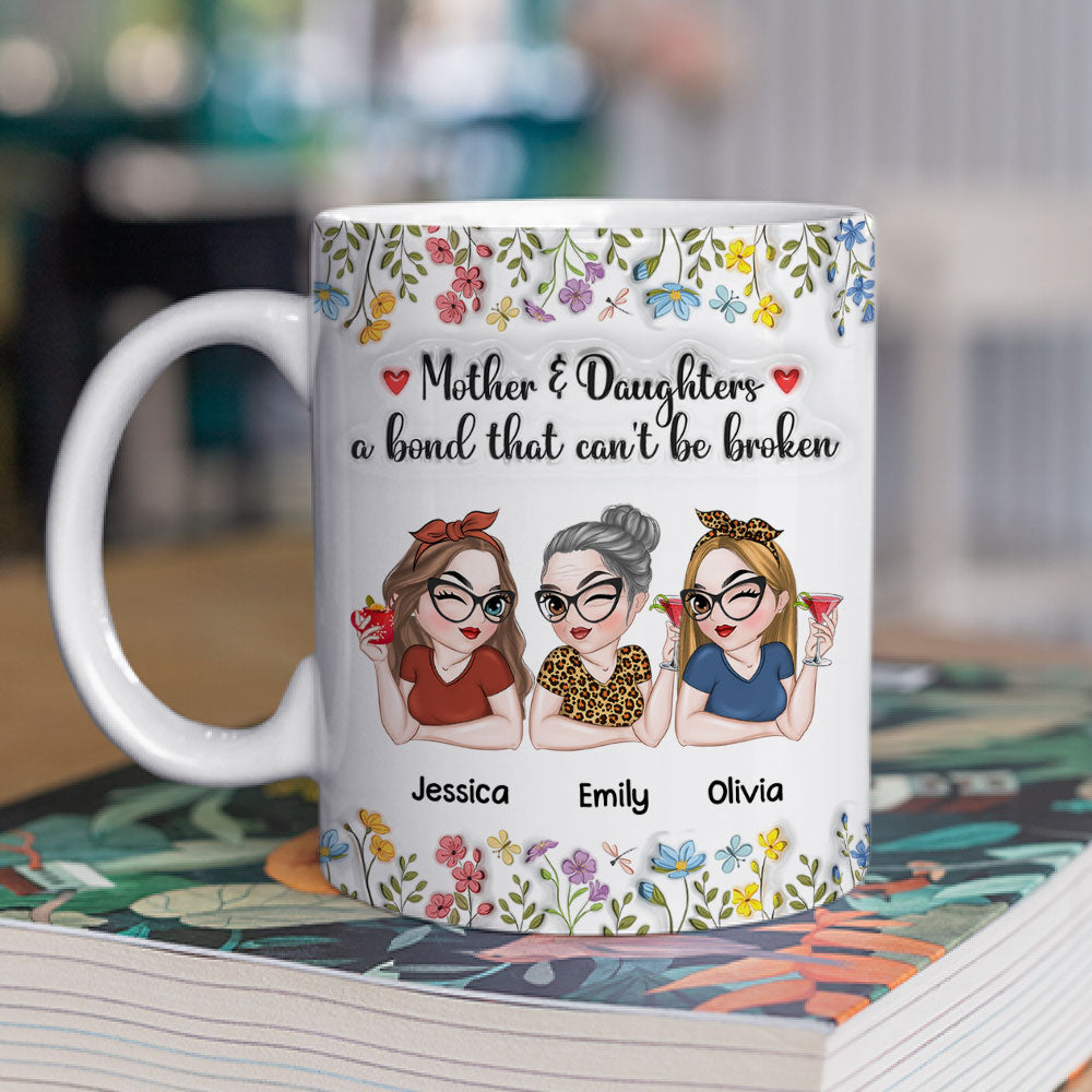Mom You Are Loved Every Day - Personalized Custom 3D Inflated Effect Mug
