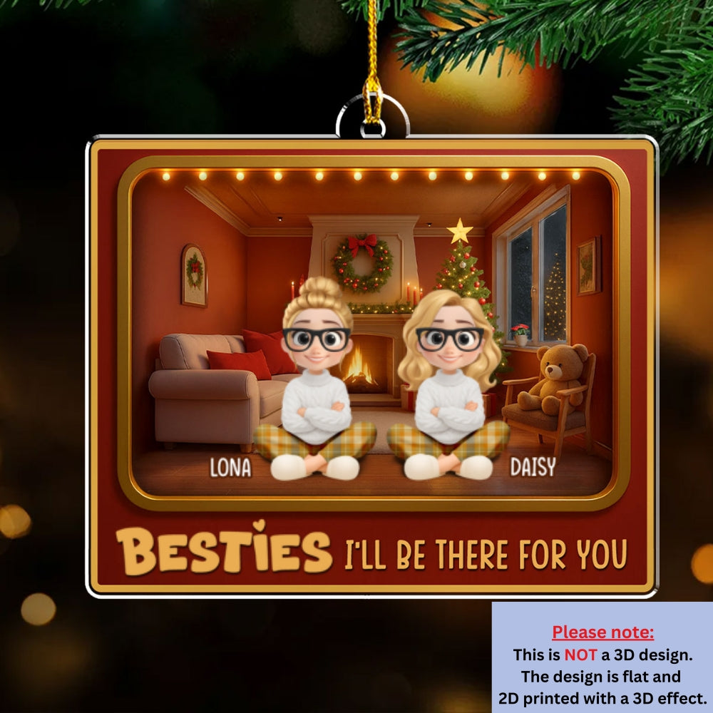 All The Jingle Ladies - Personalized Custom Acrylic Ornament