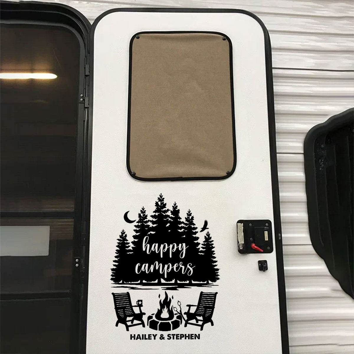 Our Happy Place - Personalized Custom Decal