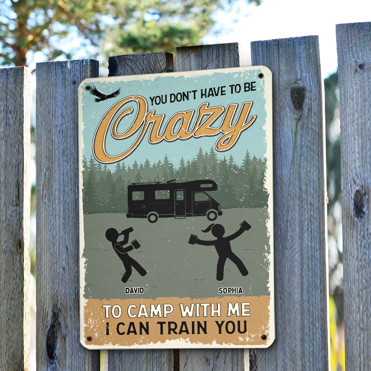 Campfire Smoke Is My Perfume - Personalized Custom Metal Signs