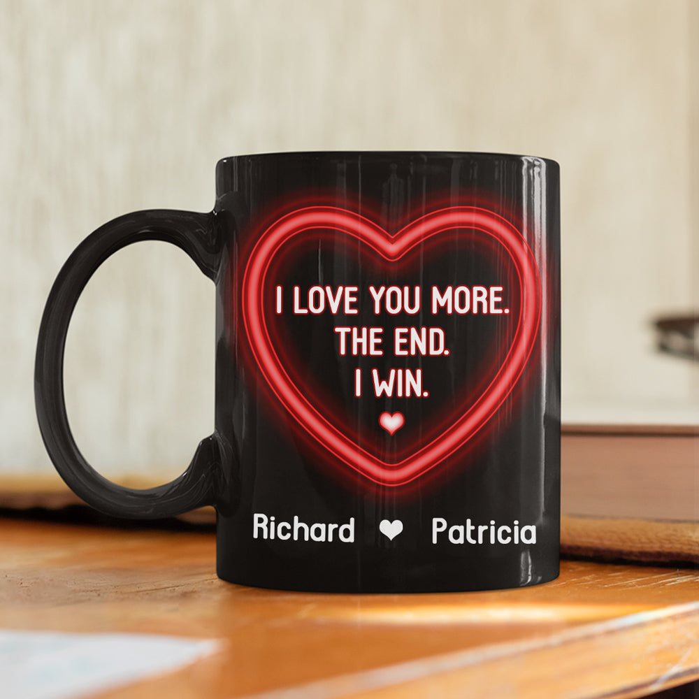 I Love You More Forever - Personalized Custom Coffee Mug