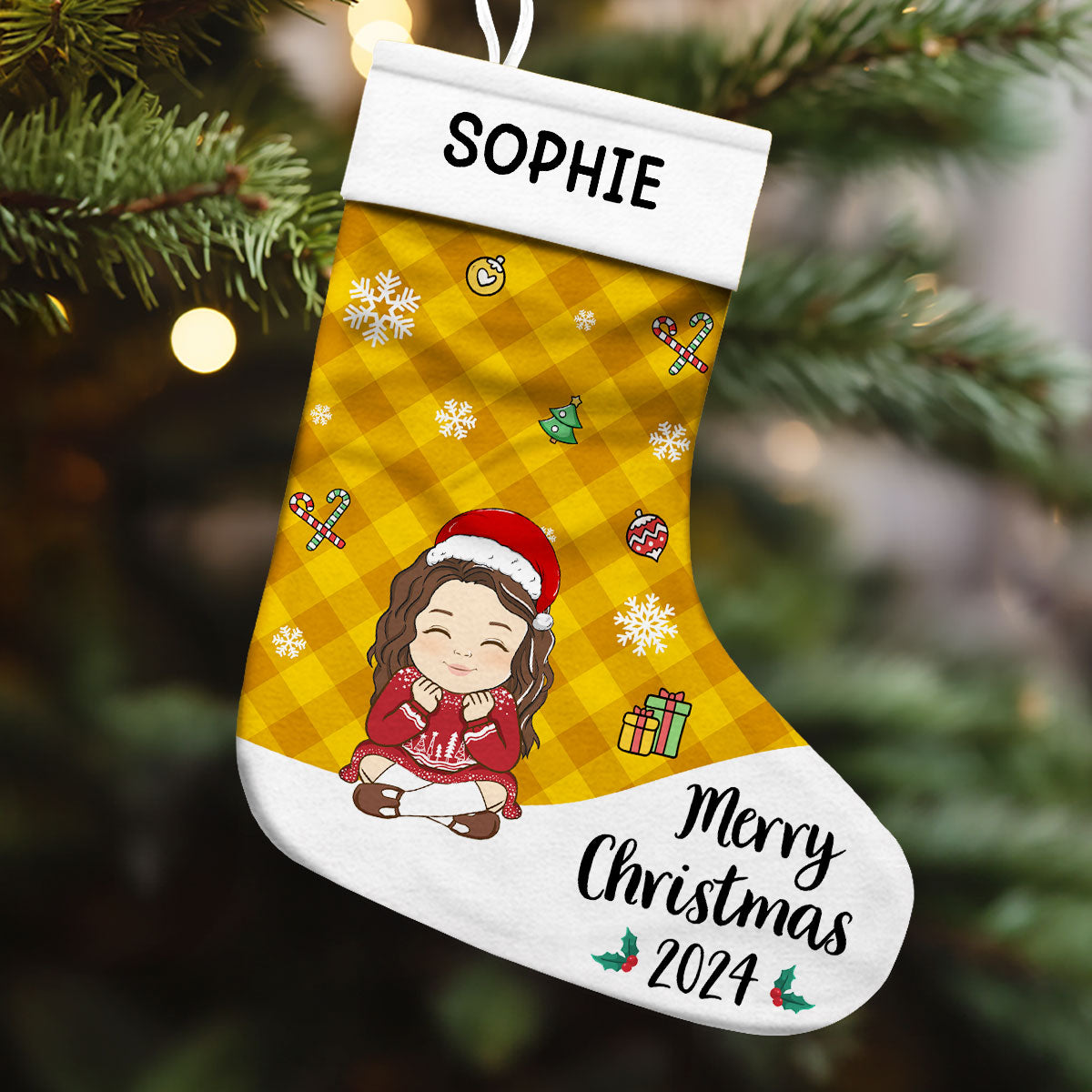 Christmas 2024 - Personalized Custom Christmas Stocking