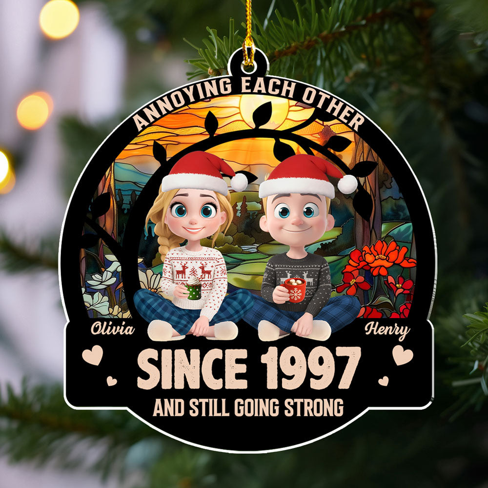 Love You Forever - Personalized Custom Acrylic Ornament