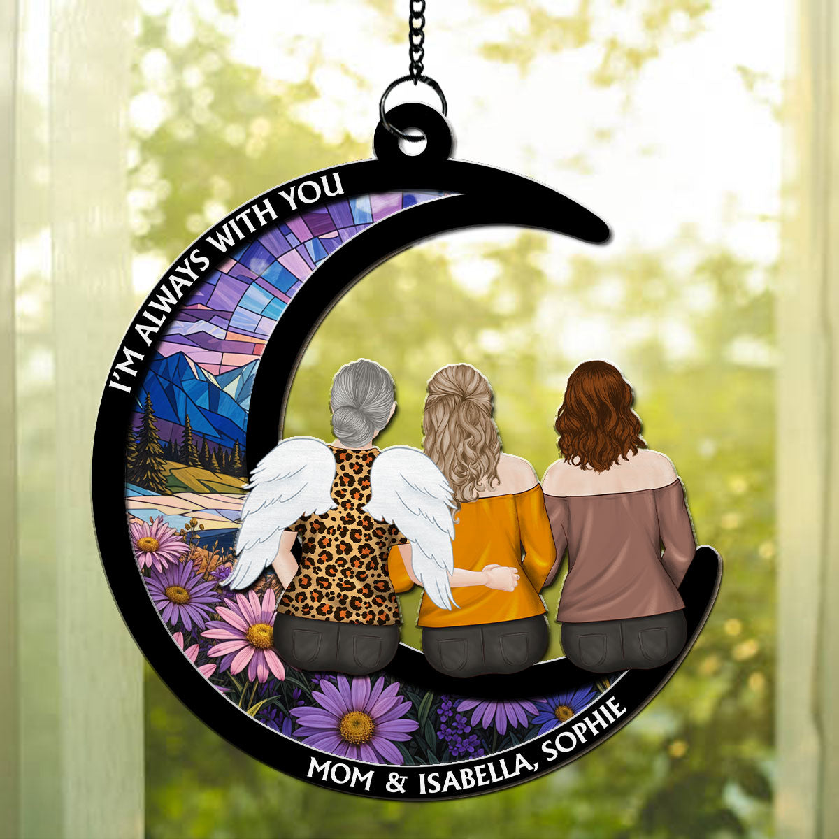 Always With You - Personalized Custom Suncatcher