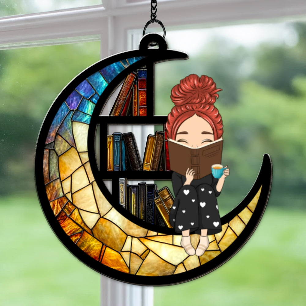 A Book Is A Dream - Personalized Custom Suncatcher